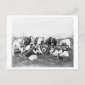 Leden van het Wilde West Show van de Pawnee Bill Briefkaart (Voorkant)