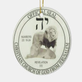 Leden van Judah Keramisch Ornament (Links)