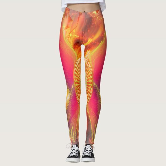 Leden van Vitaliteit: Het vuur van het leven ontke Leggings (Voorkant)