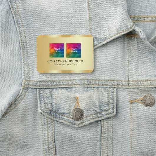 Ledenfoto en zakelijke Logo hier Sjabloon Naamplaatje (In situ)