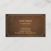  leder Anesthesioloog Visitekaartje (Achterkant)