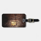  leder bagagelabel (Voorkant horizontaal)