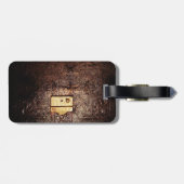  leder bagagelabel (Achterkant horizontaal)