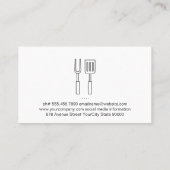 Leder | BBQ Tools Visitekaartje (Achterkant)