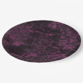 Leder-Bourgogdische textuur Papieren Bordje (Gekanteld)