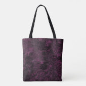Leder-Bourgogdische textuur Tote Bag (Achterkant)