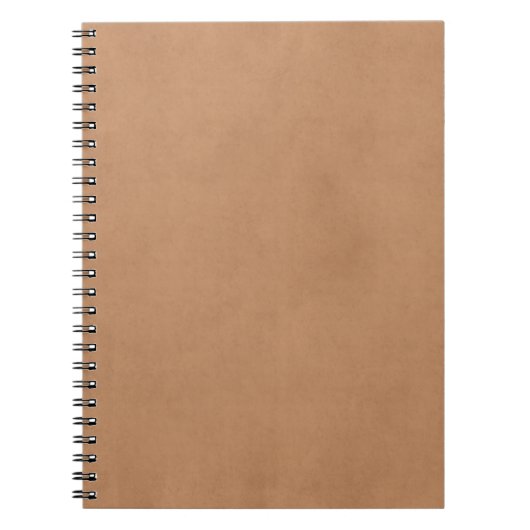  leder bruin Antiek papier Sjabloon blanco Notitieboek (Voorkant)