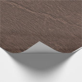 Leder Donkerbruin Cadeaupapier (Hoek)