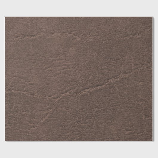 Leder Donkerbruin Cadeaupapier (Vlak)