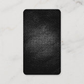 Leder-effect grijs rood-aantrekkelijk Visitekaartj Visitekaartje (Achterkant)