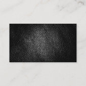 Leder-effect Modern grafisch Visitekaartje (Achterkant)