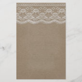 Leder- en aardeweddenschap briefpapier (Voorkant)