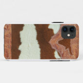 Leder en Koeienhuid van cowboy Case-Mate iPhone Case (Achterkant (horizontaal))