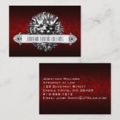  leder- en lederpremiumVisitekaartjes Visitekaartje (Voorkant / Achterkant)