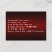  leder- en lederpremiumVisitekaartjes Visitekaartje (Achterkant)