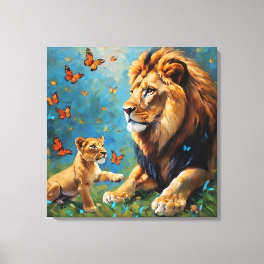 leder en mantel canvas afdruk (Voorkant)