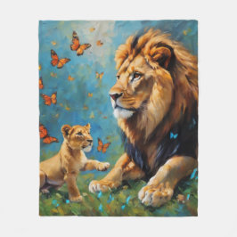 leder en mantel fleece deken