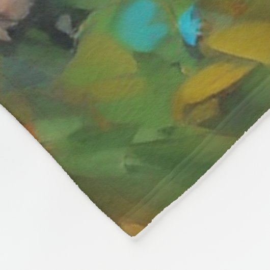 leder en mantel fleece deken (Hoek)