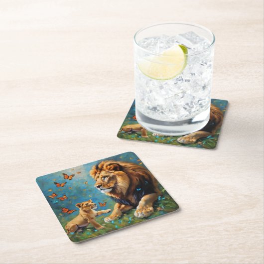 leder en mantel kartonnen onderzetters (Insitu)