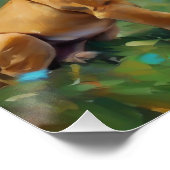 leder en mantel perfect poster (Hoek)