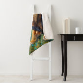 leder en mantel sherpa deken (In situ)