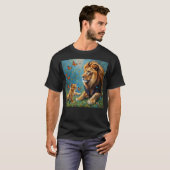 leder en mantel t-shirt (Voorkant volledig)