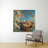 leder en mantel wandkleed (In Situ (horizontaal))