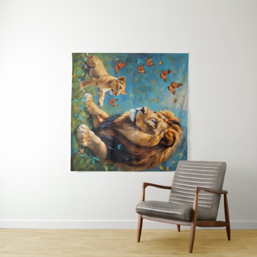leder en mantel wandkleed (In Situ (horizontaal))