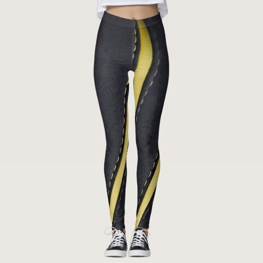 Leder en Suede Leggings (Voorkant)