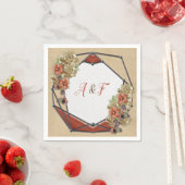 Leder- en Suede-textiel Kunst Napkins Servet (Insitu)