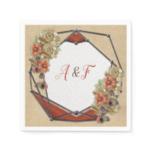 Leder- en Suede-textiel Kunst Napkins