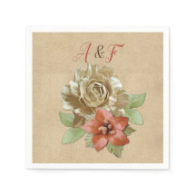 Leder- en Suede-textiel Kunst Napkins