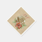 Leder- en Suede-textiel Kunst Napkins Servet (Hoek)
