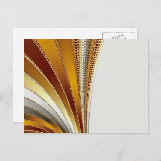 Leder - Fractaal Briefkaart (Voorkant / Achterkant)