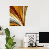 Leder - Fractaal Poster (Thuiskantoor)