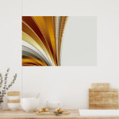 Leder - Fractaal Poster (Keuken)