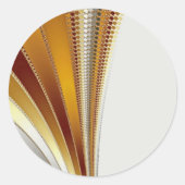 Leder - Fractal Sticker (Voorkant)