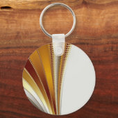 Leder - fractale Sleutelhanger (Voorkant)