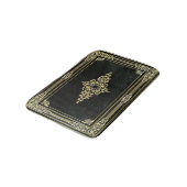 Leder-gelabeld boek badmat (Gekanteld)