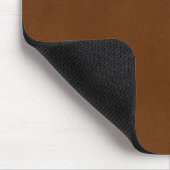 leder gelooid bruin perkamentpapier muismat (Hoek)