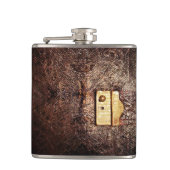  leder heupfles (Voorkant)