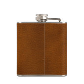 Leder Iron Celtic Dog Heupfles (Achterkant)