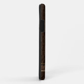 Leder-kijk op de visser Donker Case-Mate iPhone Case (Achterkant/rechts)