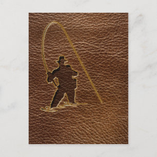 Leder-Kijk vissers Briefkaart