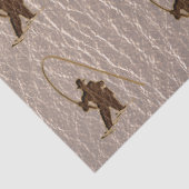 Leder-Kijk vissers Zacht Tissuepapier (Detail)