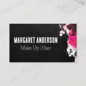 Leder | Kunstgeborsteld kleurrijk Visitekaartje (Voorkant)