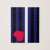 Leder Latex en BDSM Pride Flag Legpuzzel (Verticaal)