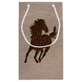 Leder-look Horse Soft Klein Cadeauzakje (Achterkant)