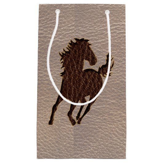 Leder-look Horse Soft Klein Cadeauzakje (Voorkant)