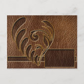 Leder-look-ventilator Briefkaart (Voorkant)